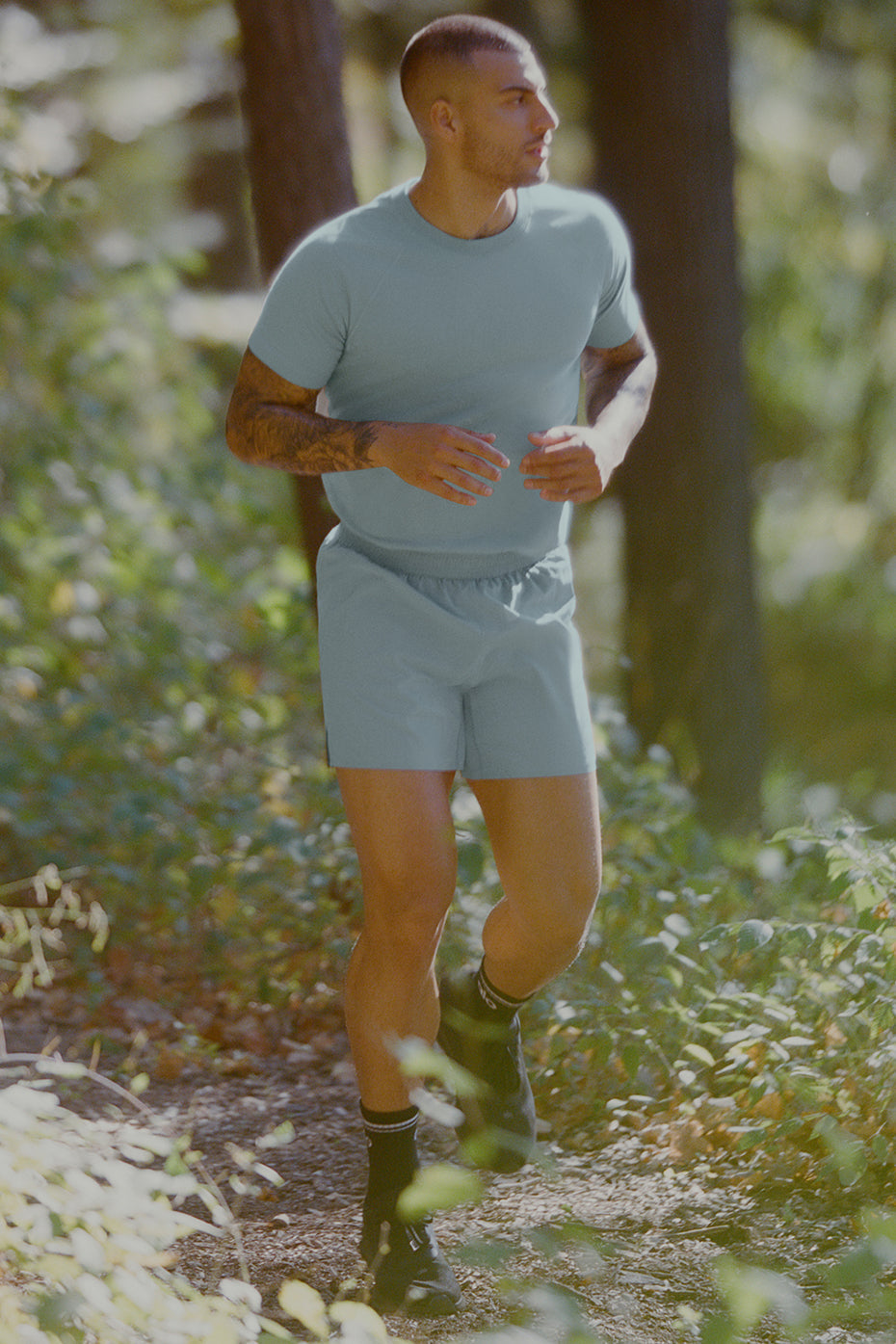 5" Adapt Running Short - Desert Sage image 5