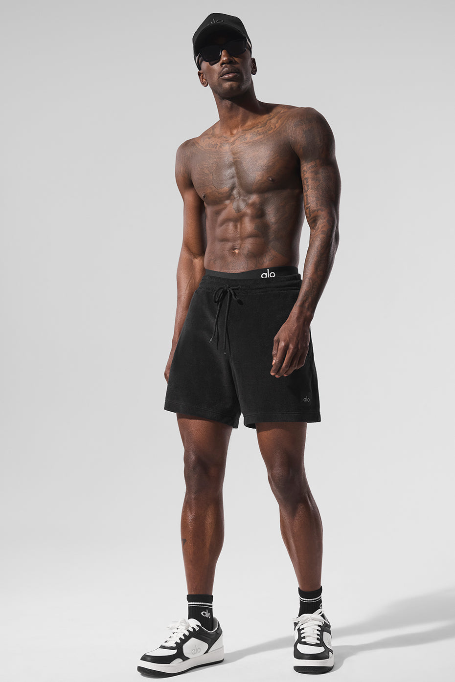 7" Coastal Terry Short - Black image 1