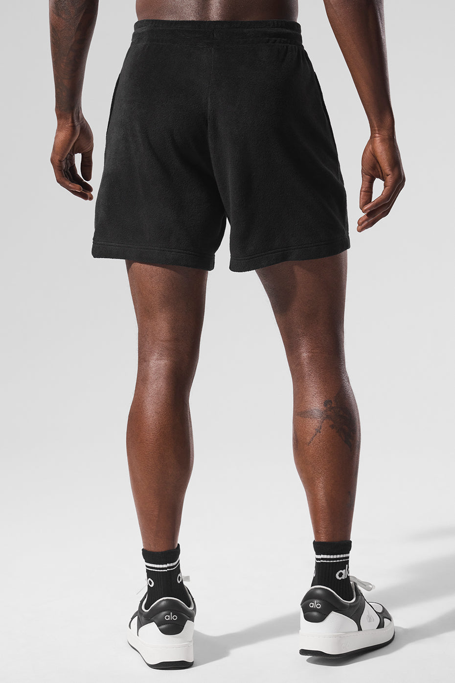 7" Coastal Terry Short - Black image 4