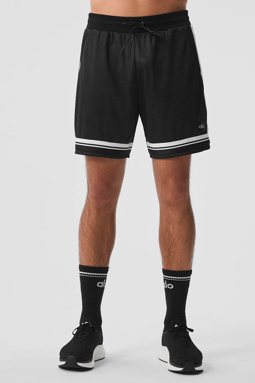 7" Key Mesh Basketball Short - Black image 2