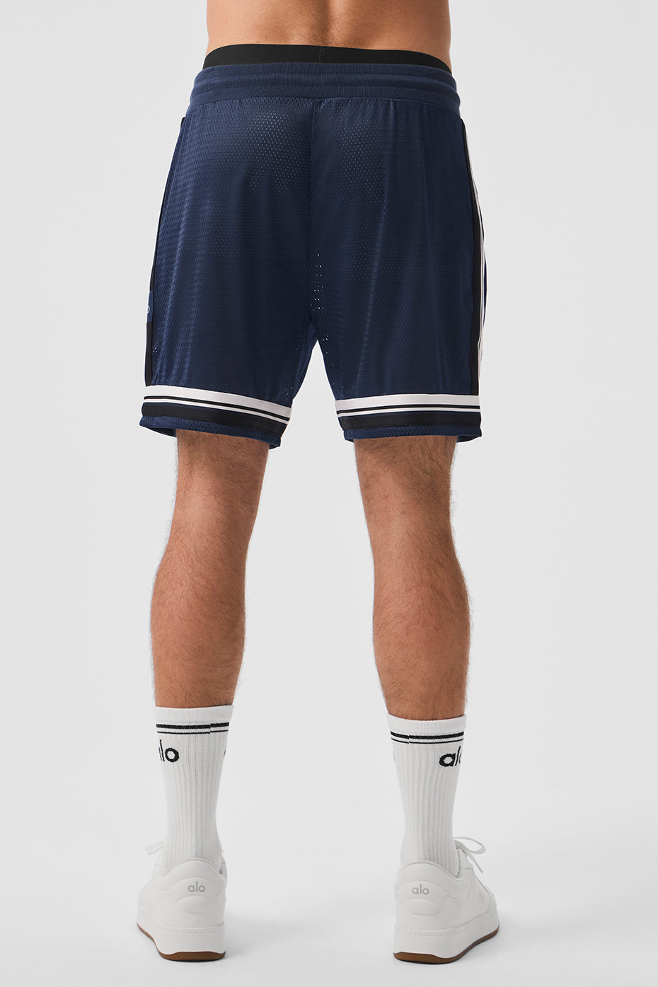 7" Key Mesh Basketball Short - Navy image 2