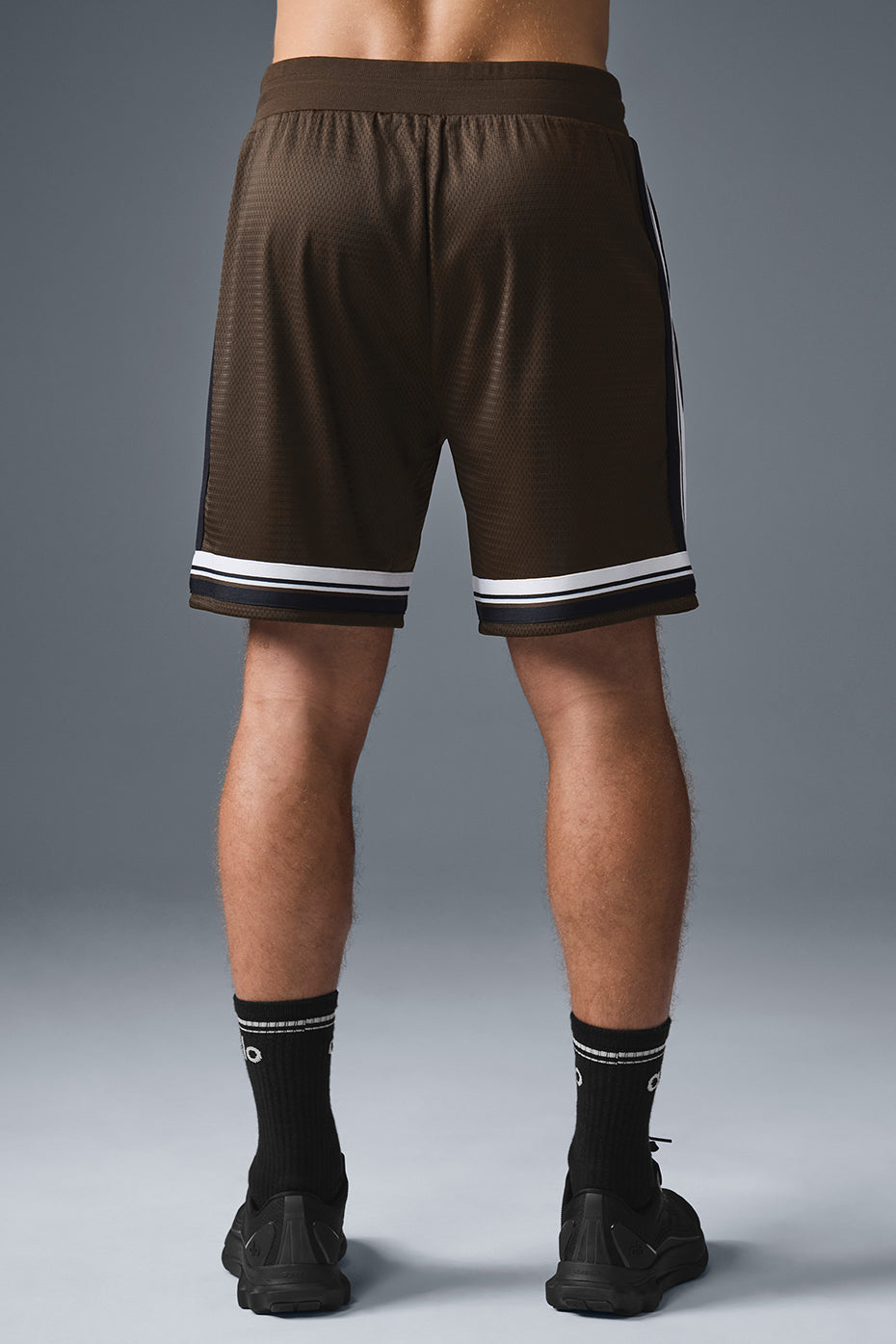 7" Key Mesh Basketball Short - Espresso image 2