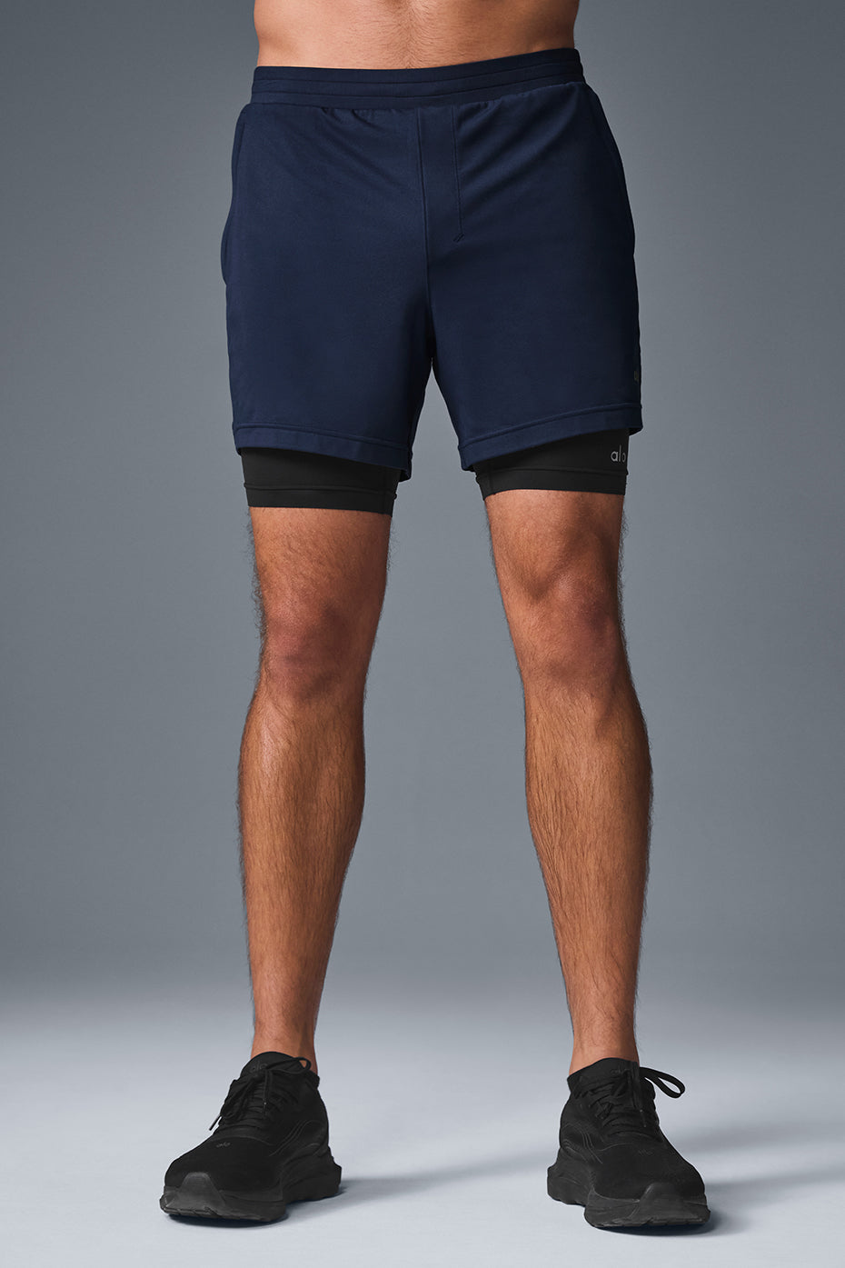 Conquer React 2-In-1 Performance Short - Navy/Black image 1
