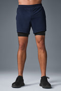 Conquer React 2-In-1 Performance Short - Navy/Black image 1
