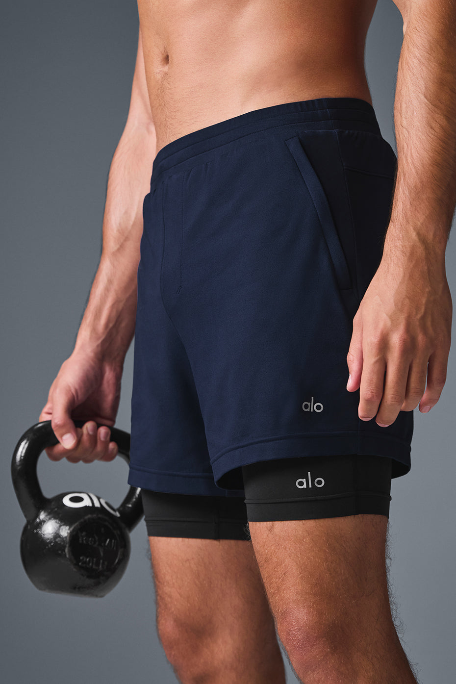 Conquer React 2-In-1 Performance Short - Navy/Black image 4