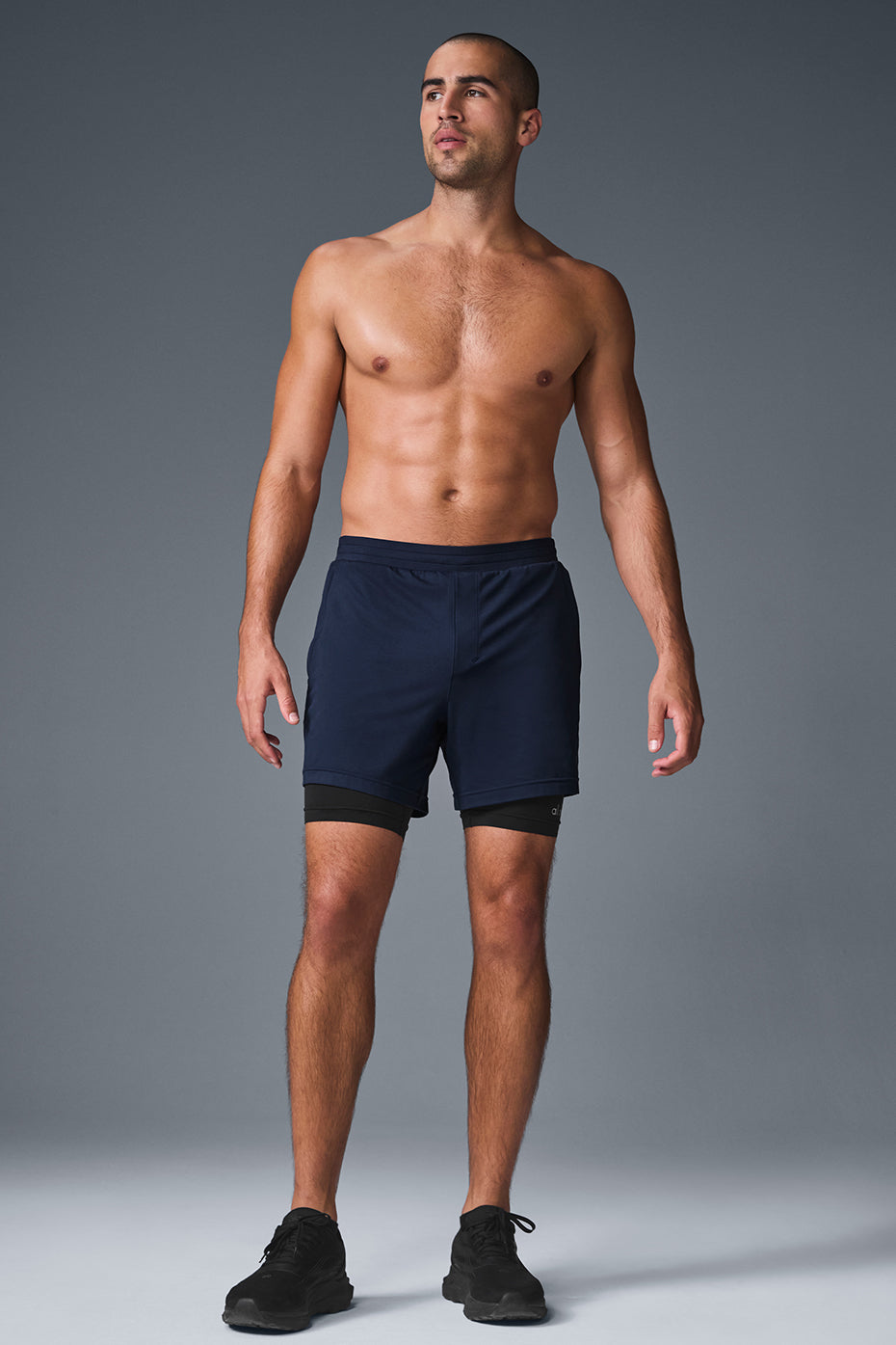 Conquer React 2-In-1 Performance Short - Navy/Black image 5
