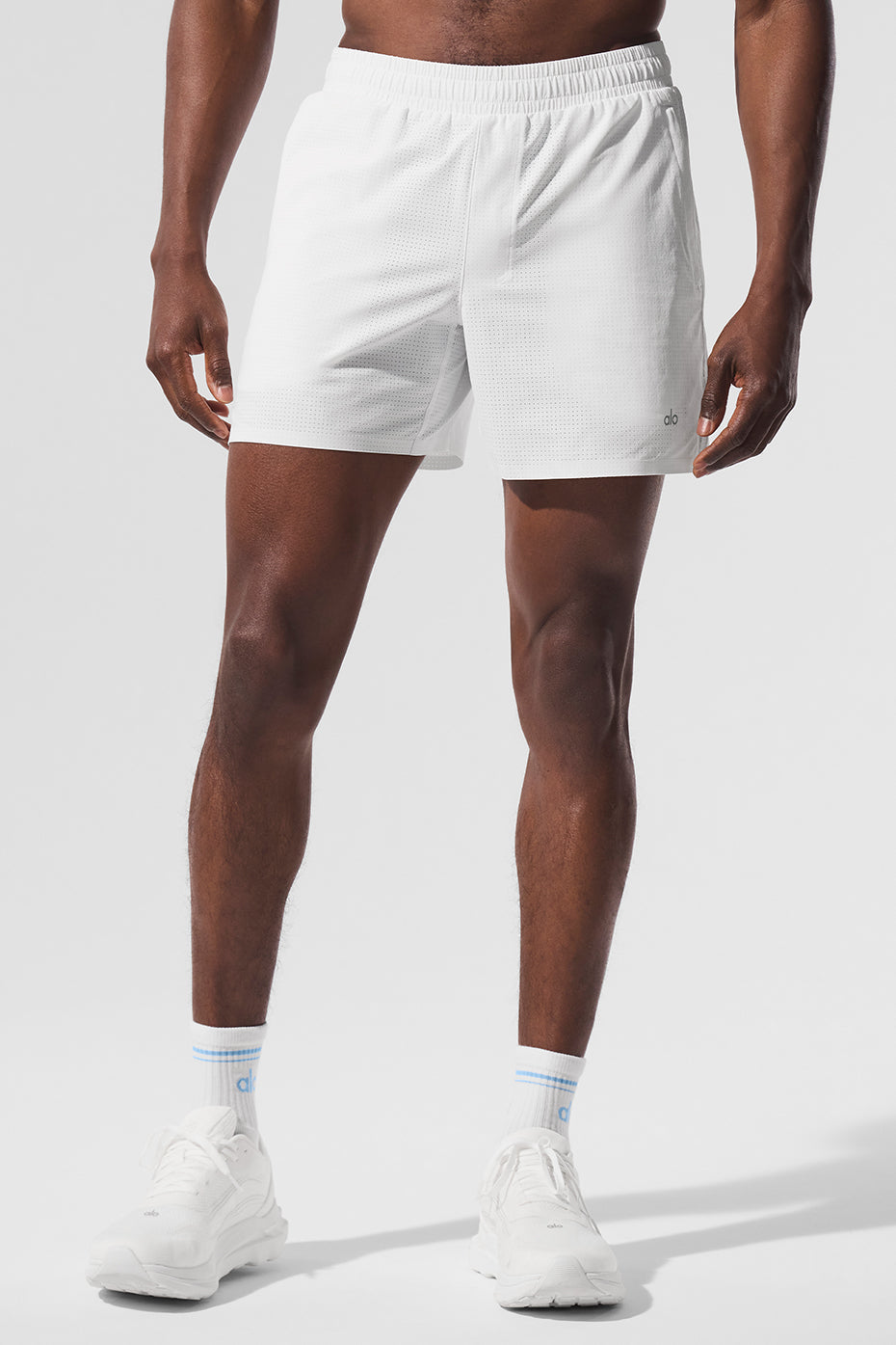 5" Traction Running Short - White image 3