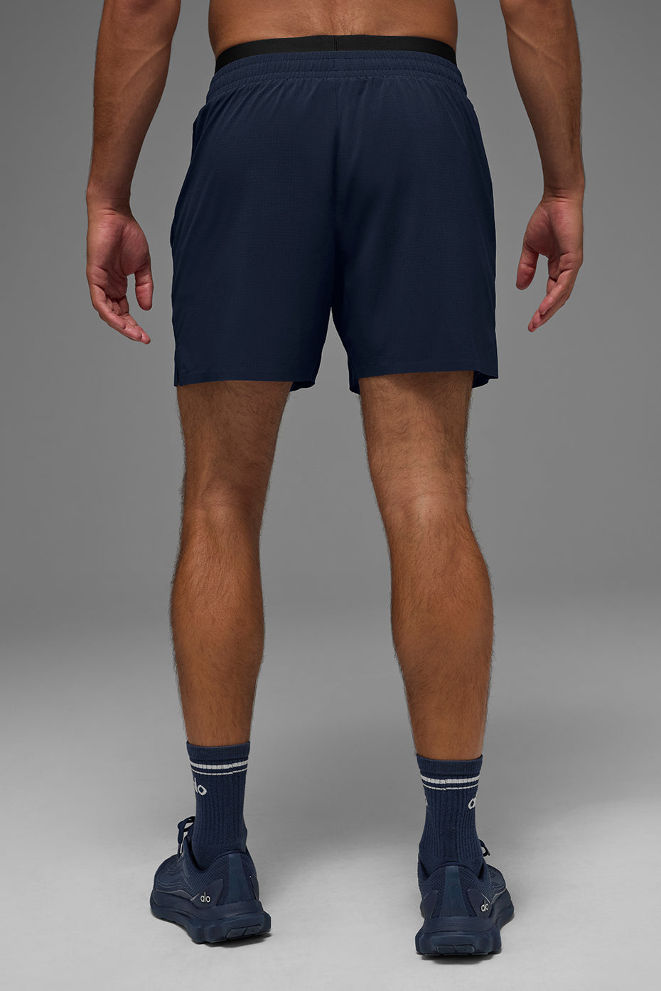 5" Traction Running Short - Navy image 3