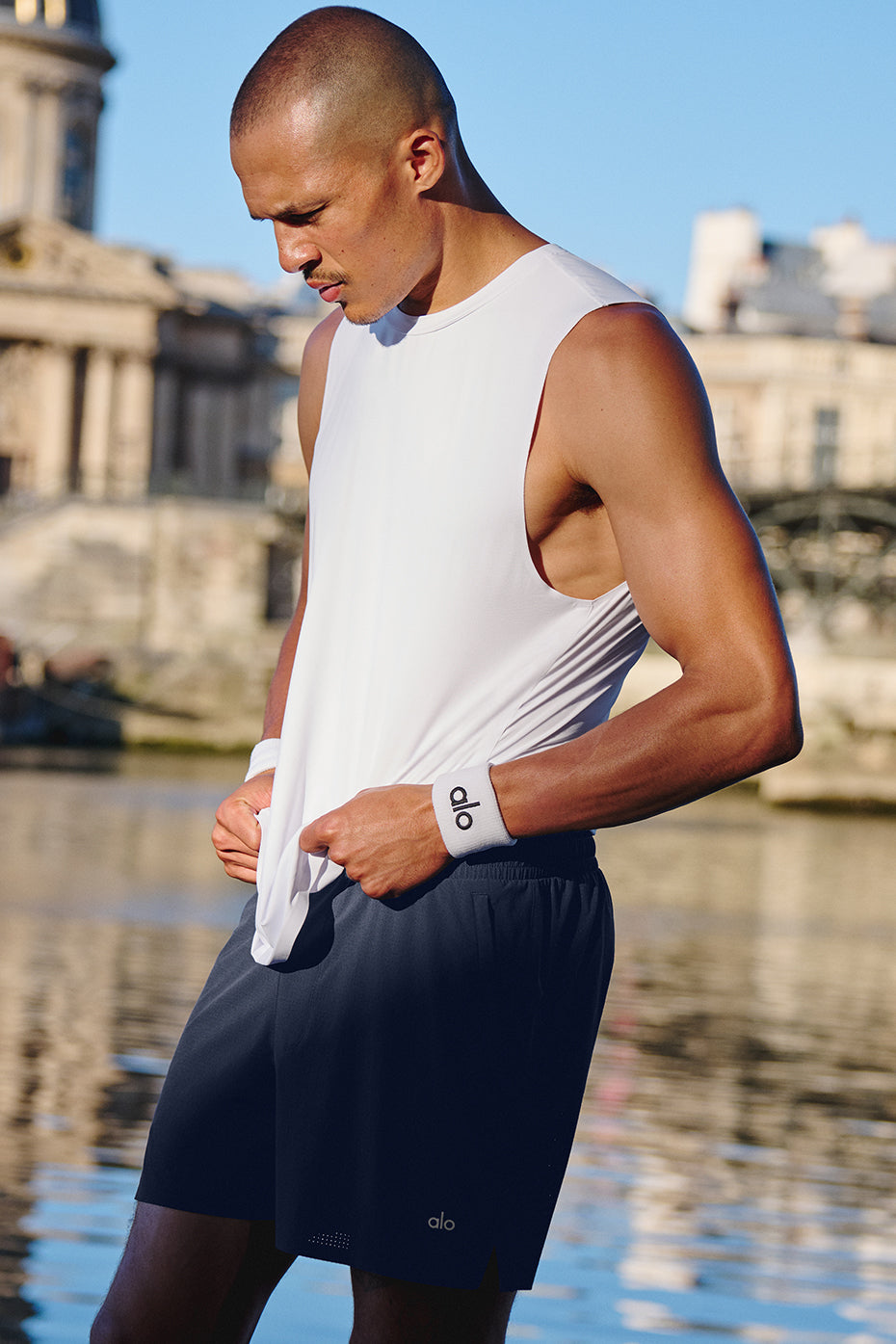 5" Traction Running Short - Navy image 1