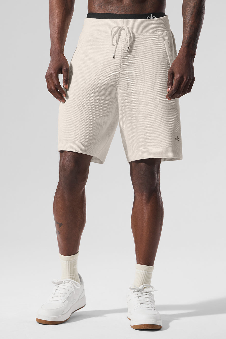 7" Sports Club Sweater Knit Short - Ivory image 1