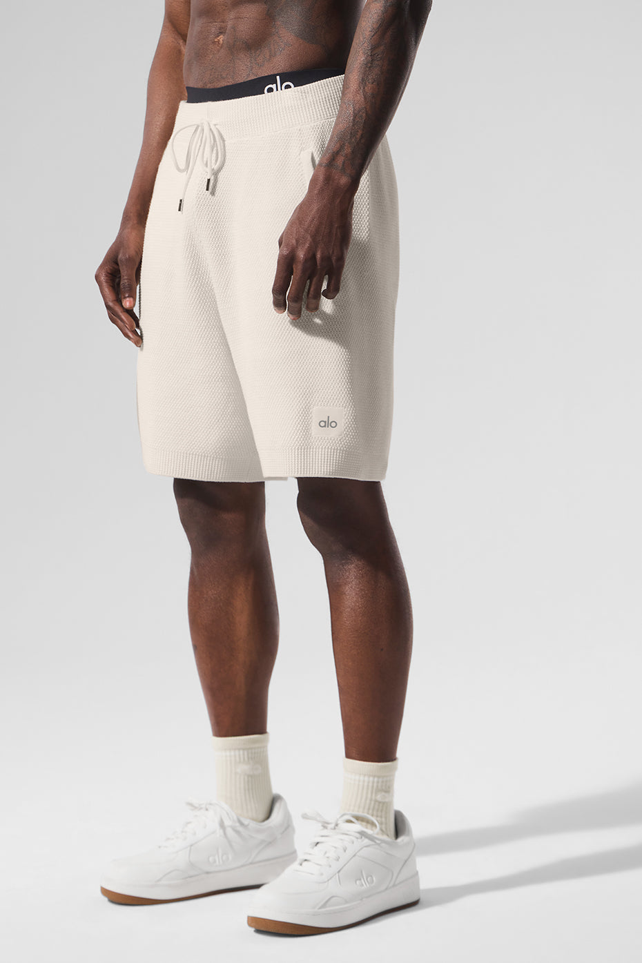 7" Sports Club Sweater Knit Short - Ivory image 5