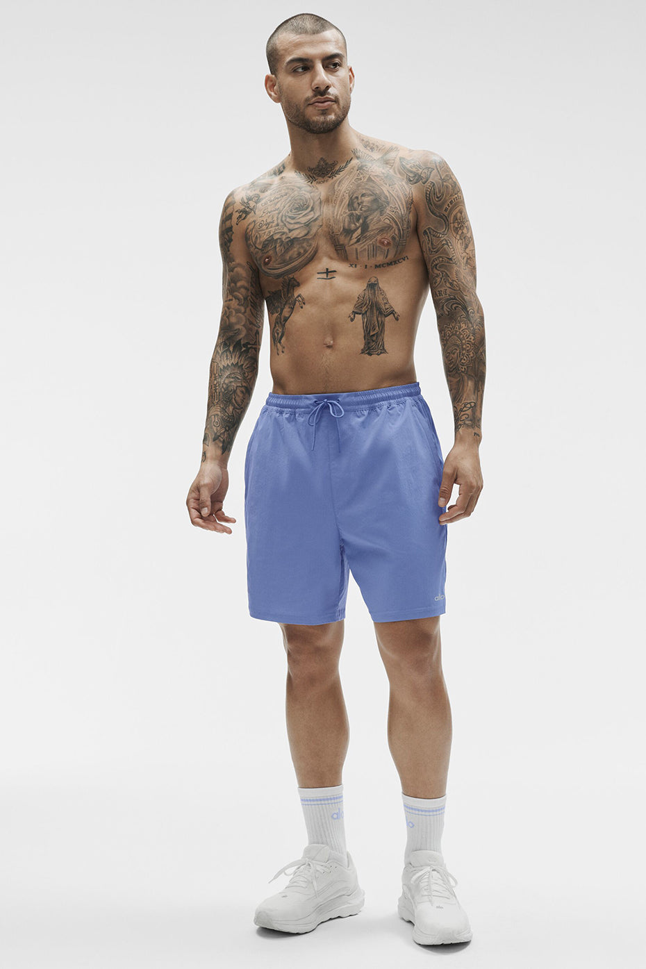 7" High Tide Board Short - Provence Blue image 6