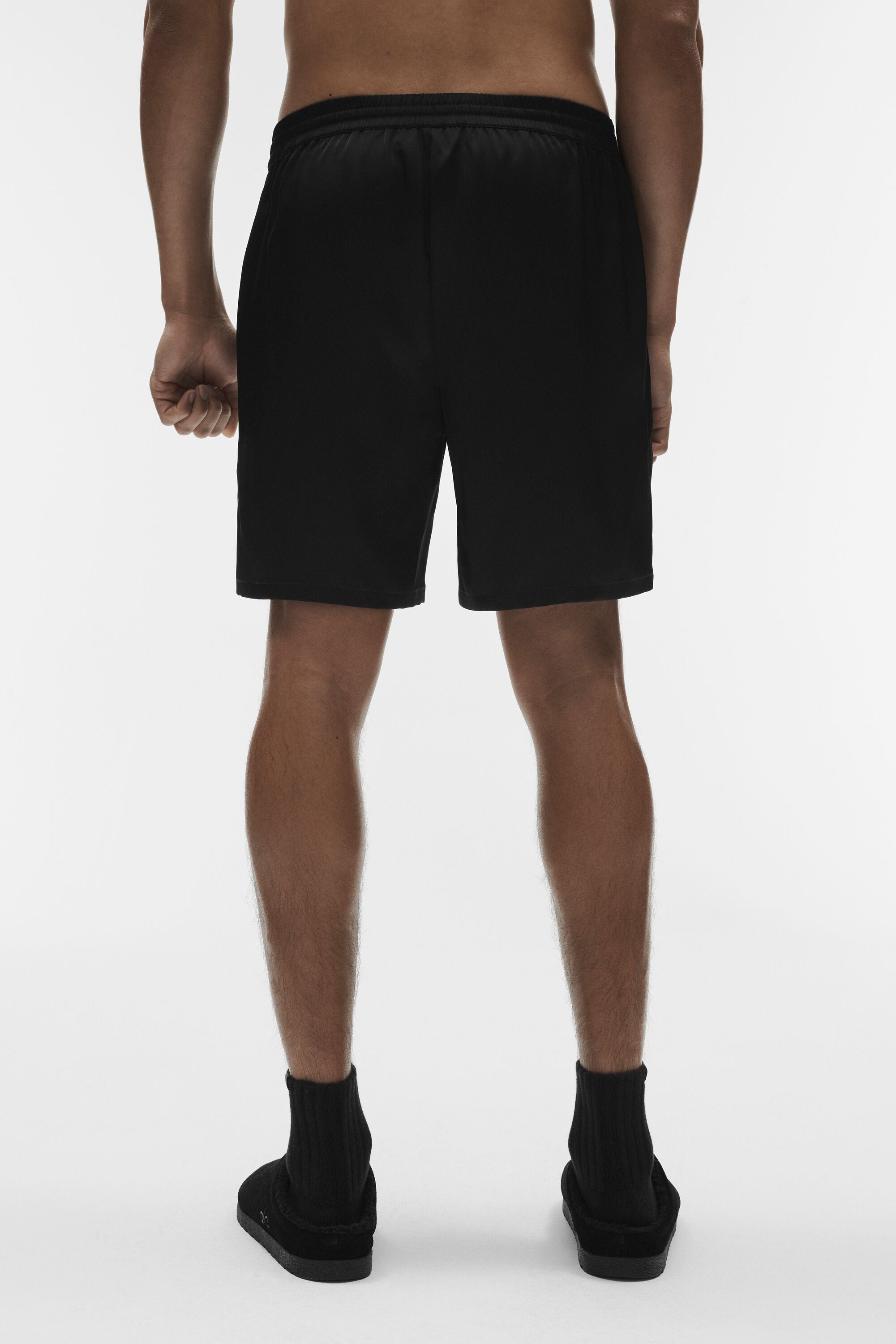 7" Satin Horizon Short - Black image 4