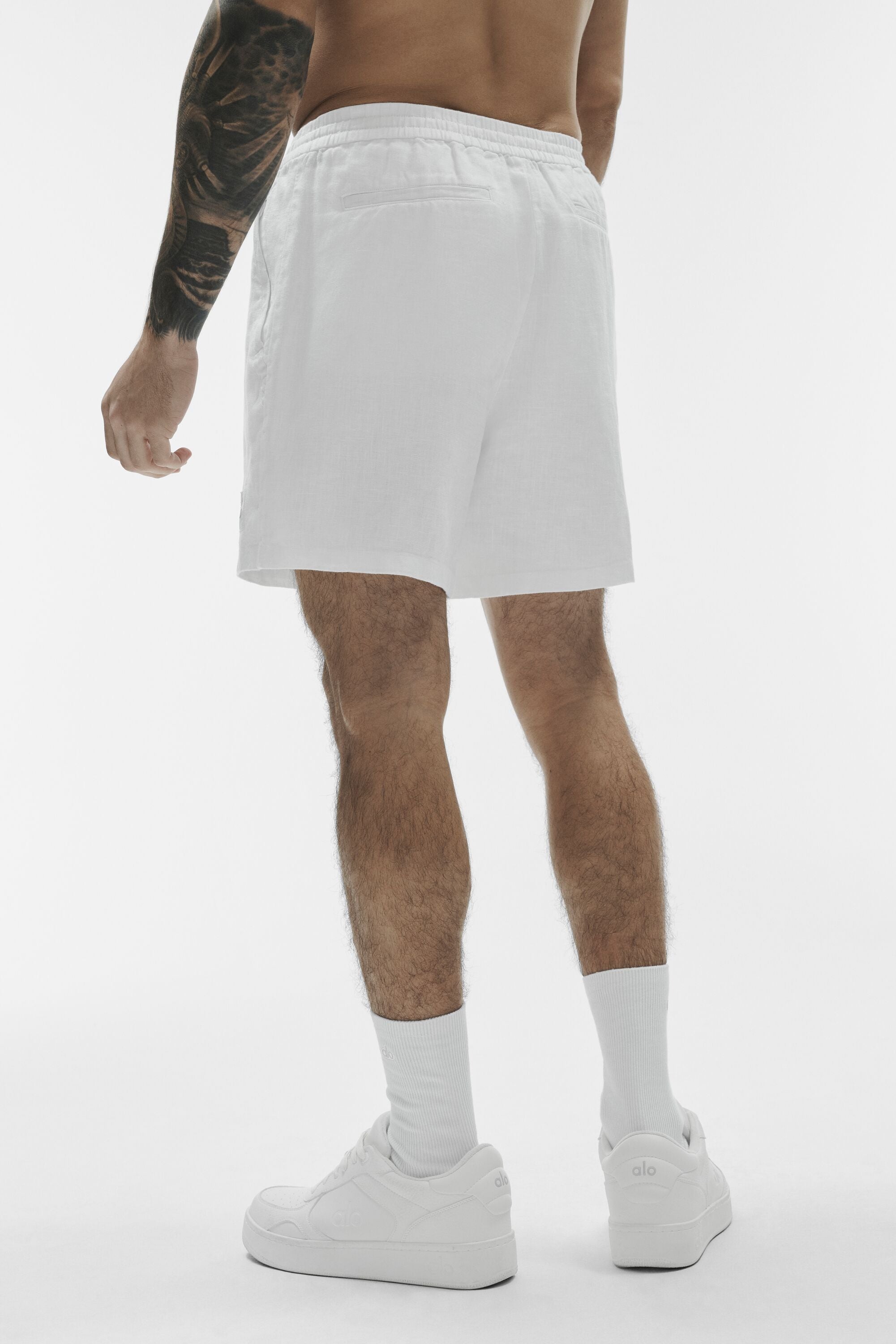 7" Linen Days Short - White image 3