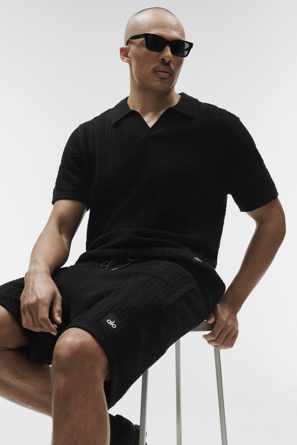 7" Coastline Knit Short - Black image 5