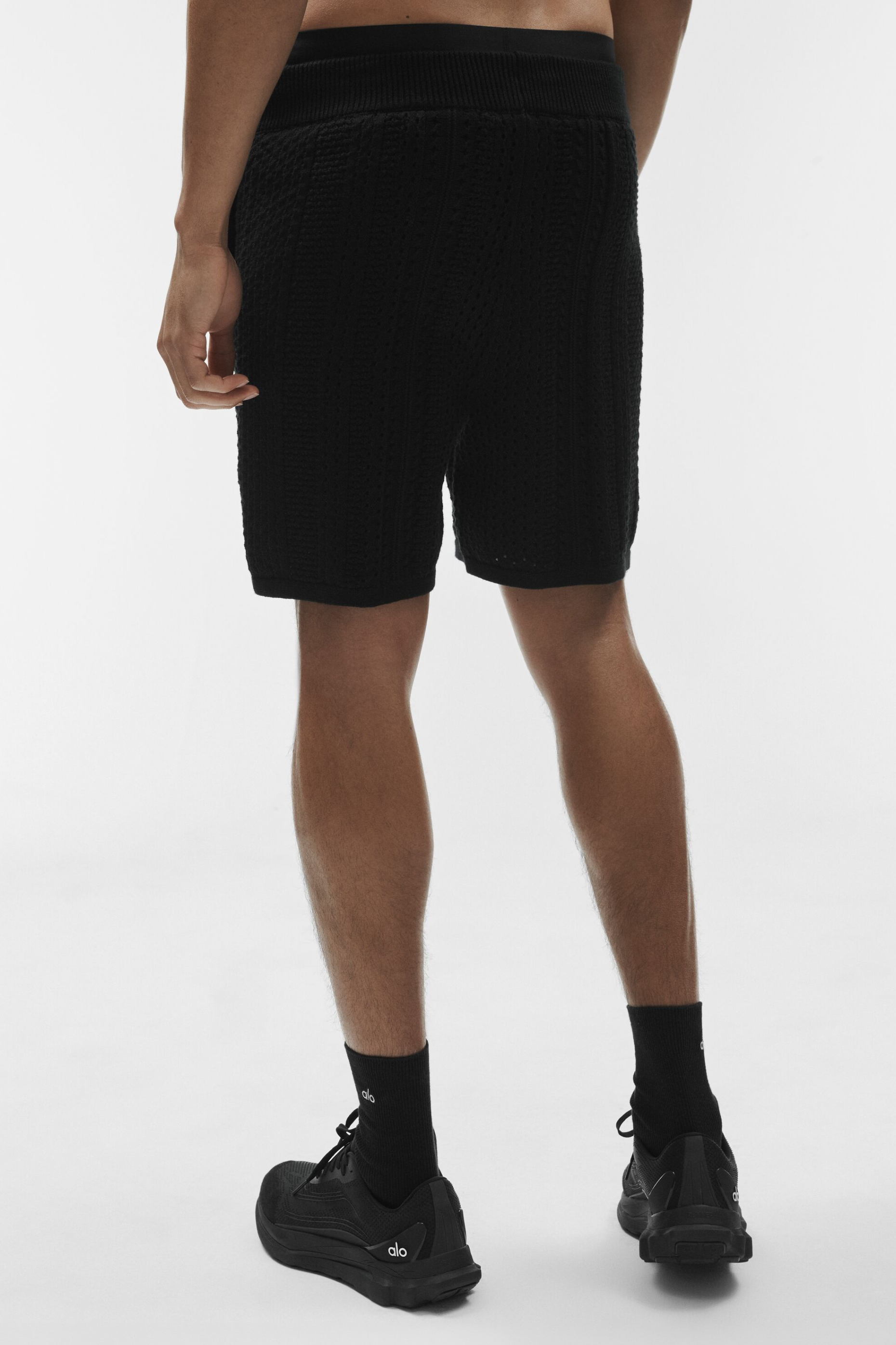 7" Coastline Knit Short - Black image 4