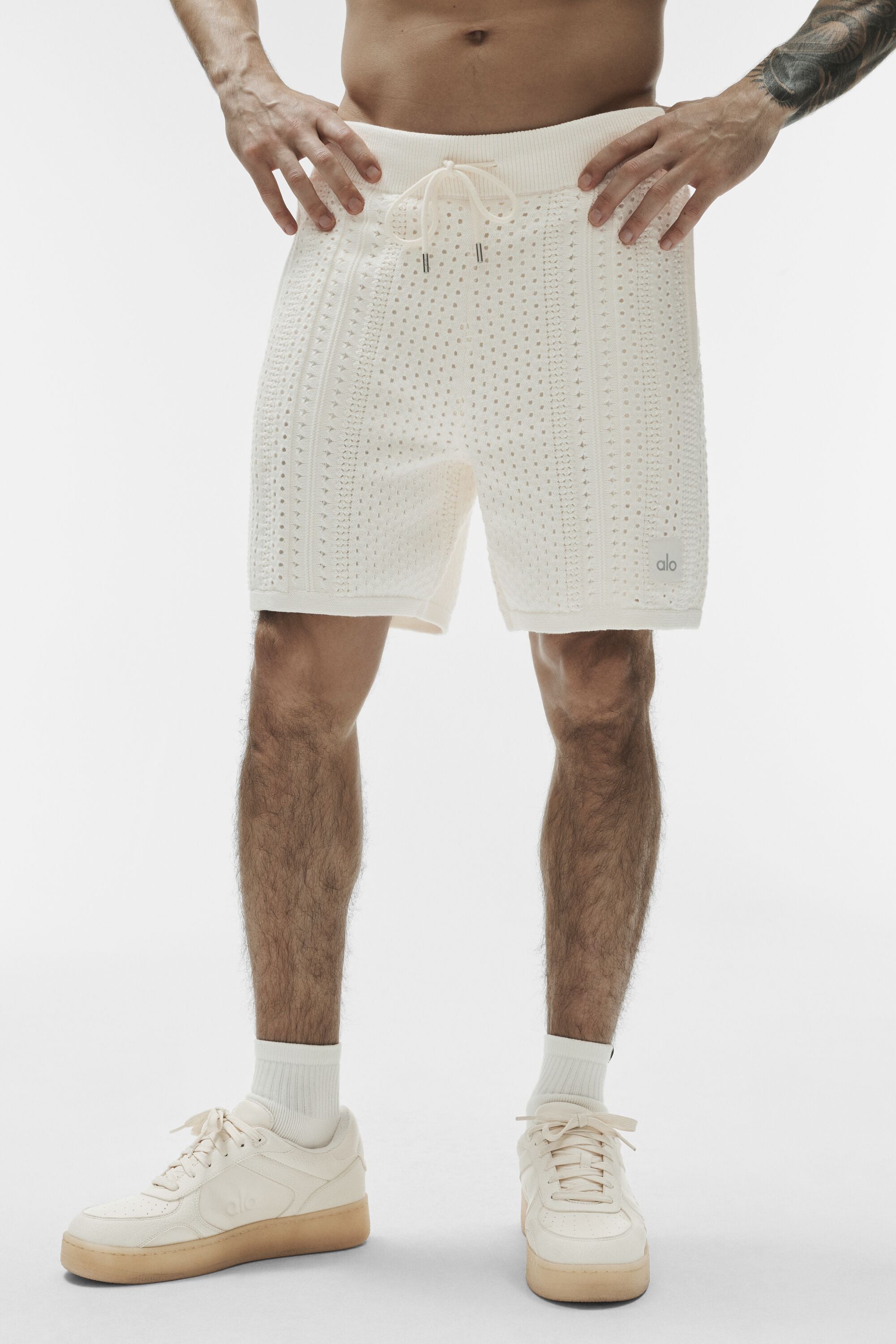 7" Coastline Knit Short - Ivory image 3