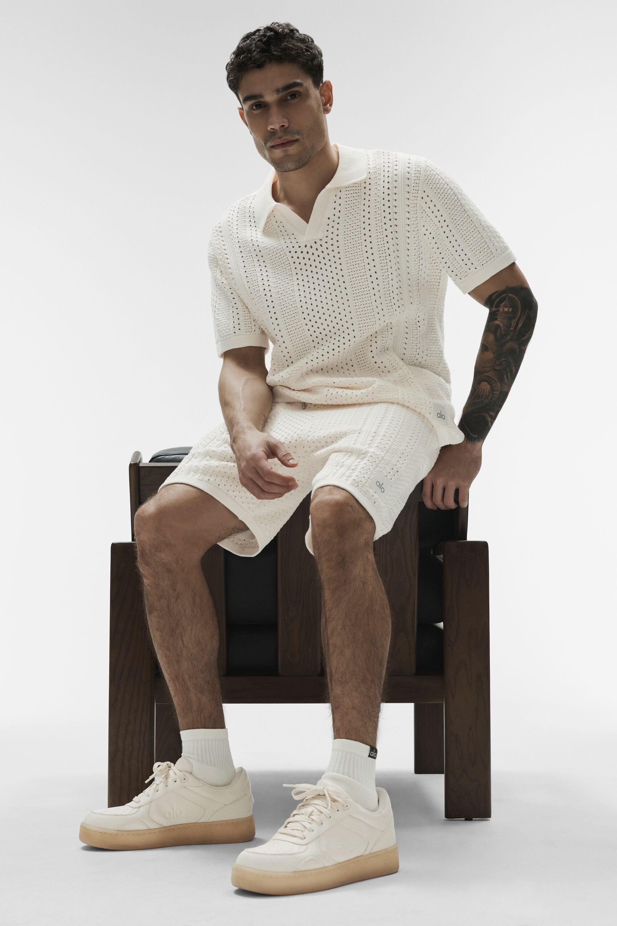 7" Coastline Knit Short - Ivory image 5