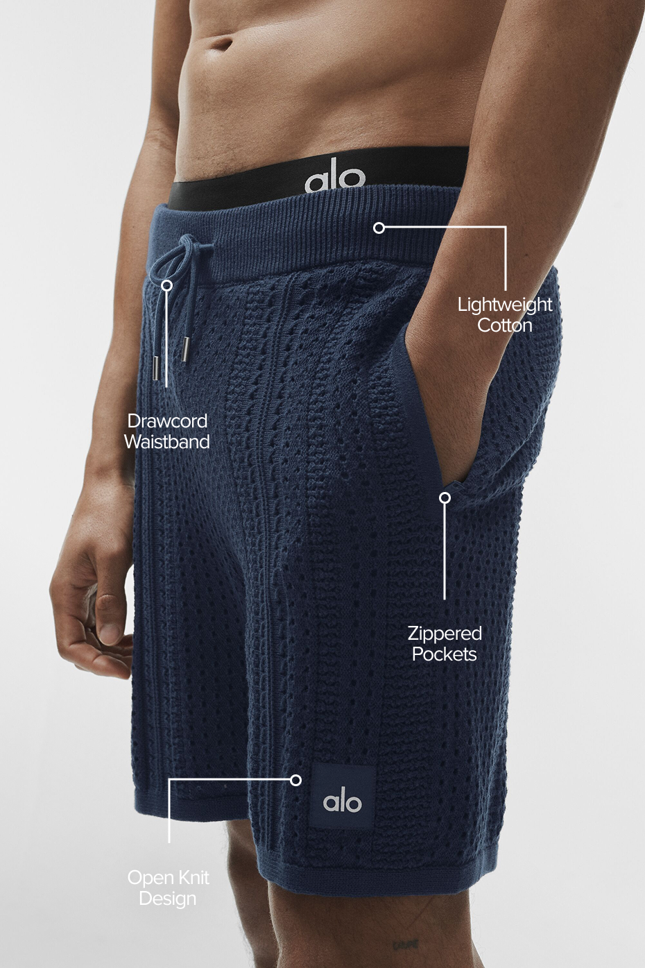7" Coastline Knit Short - Navy image 2