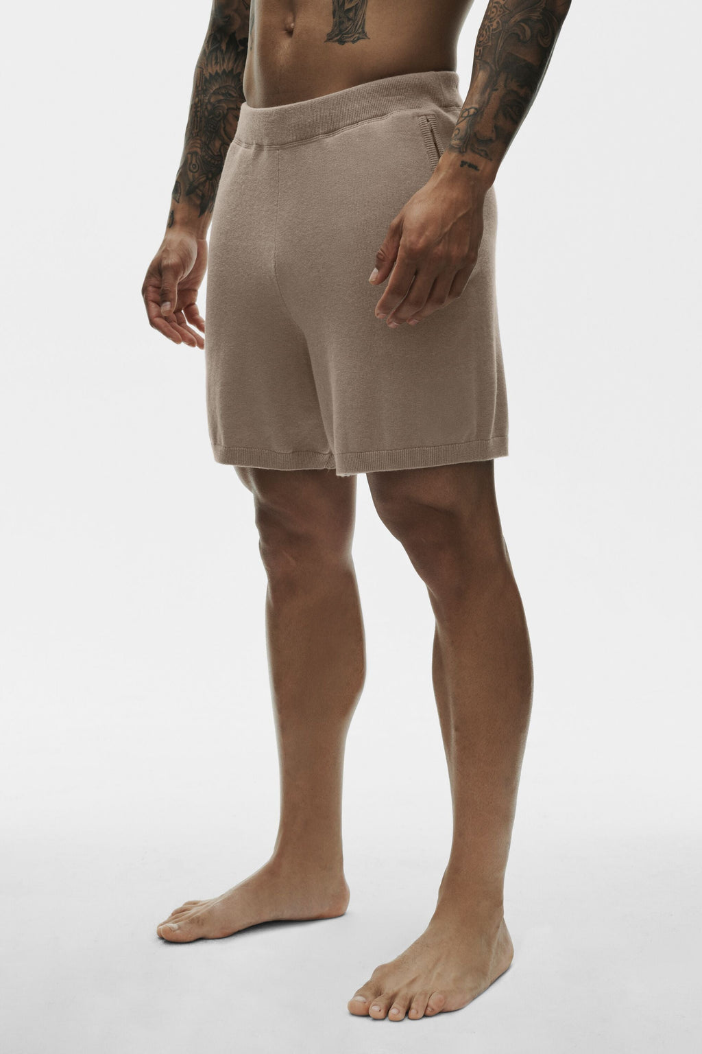 7" Cotton Cashmere Ever Soft Short - Gravel image 3