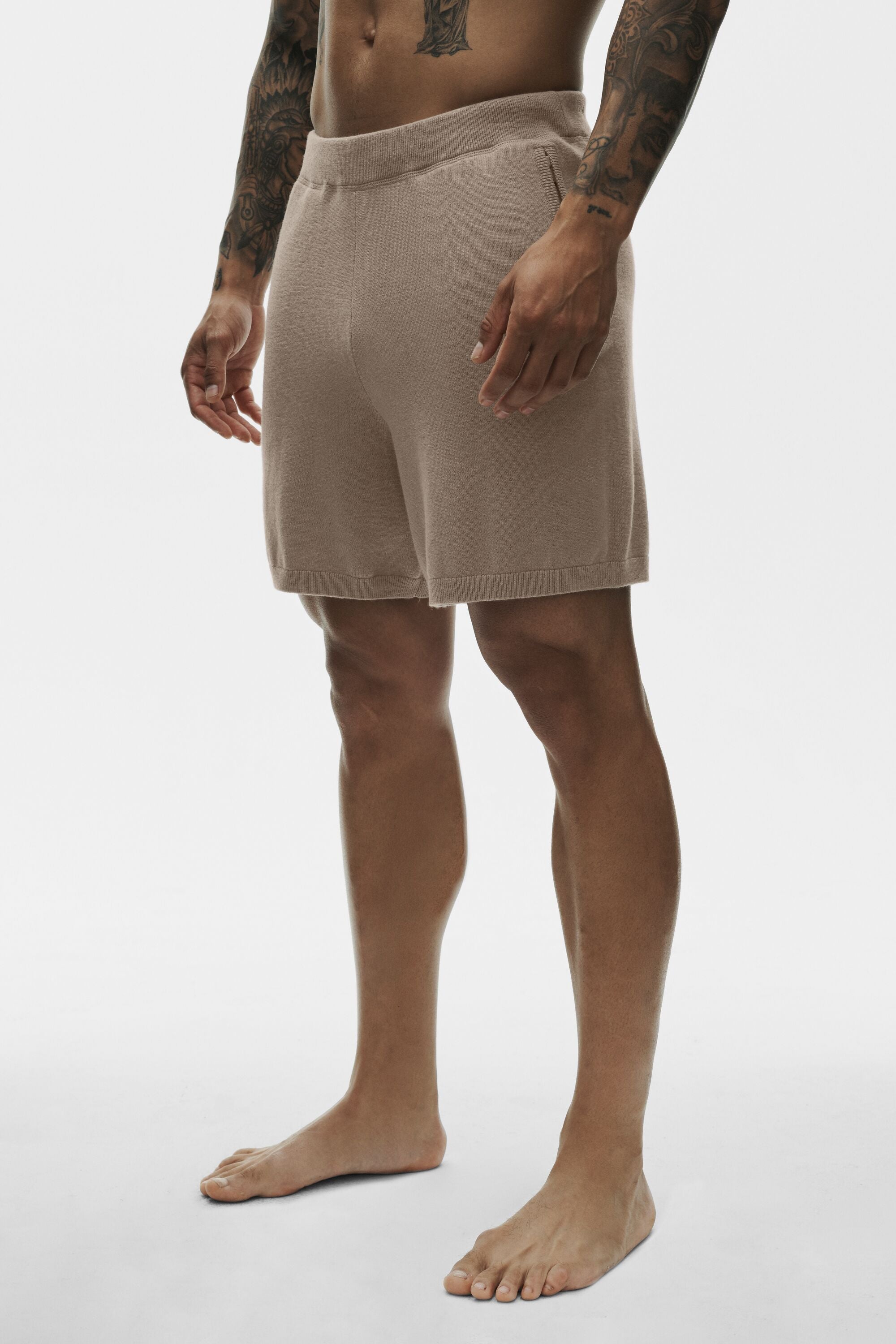 7" Cotton Cashmere Ever Soft Short - Gravel image 3