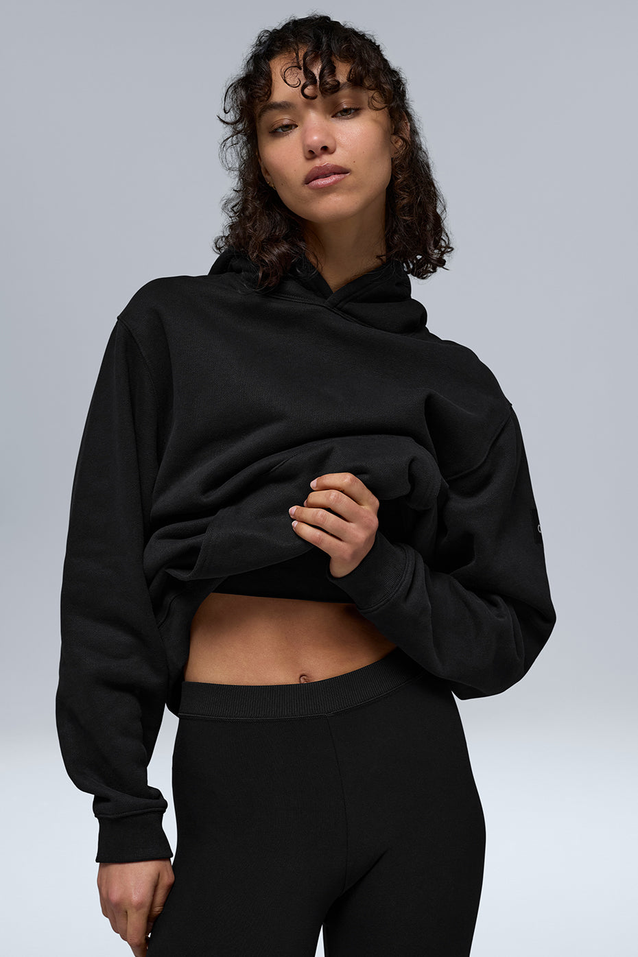 Renown Heavy Weight Hoodie - Black image 5