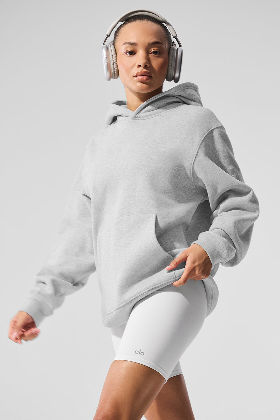 Renown Heavy Weight Hoodie - Athletic Heather Grey image 1