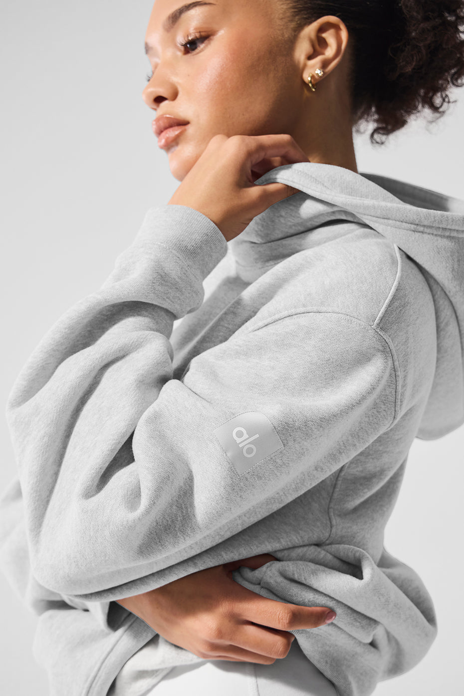 Renown Heavy Weight Hoodie - Athletic Heather Grey image 3