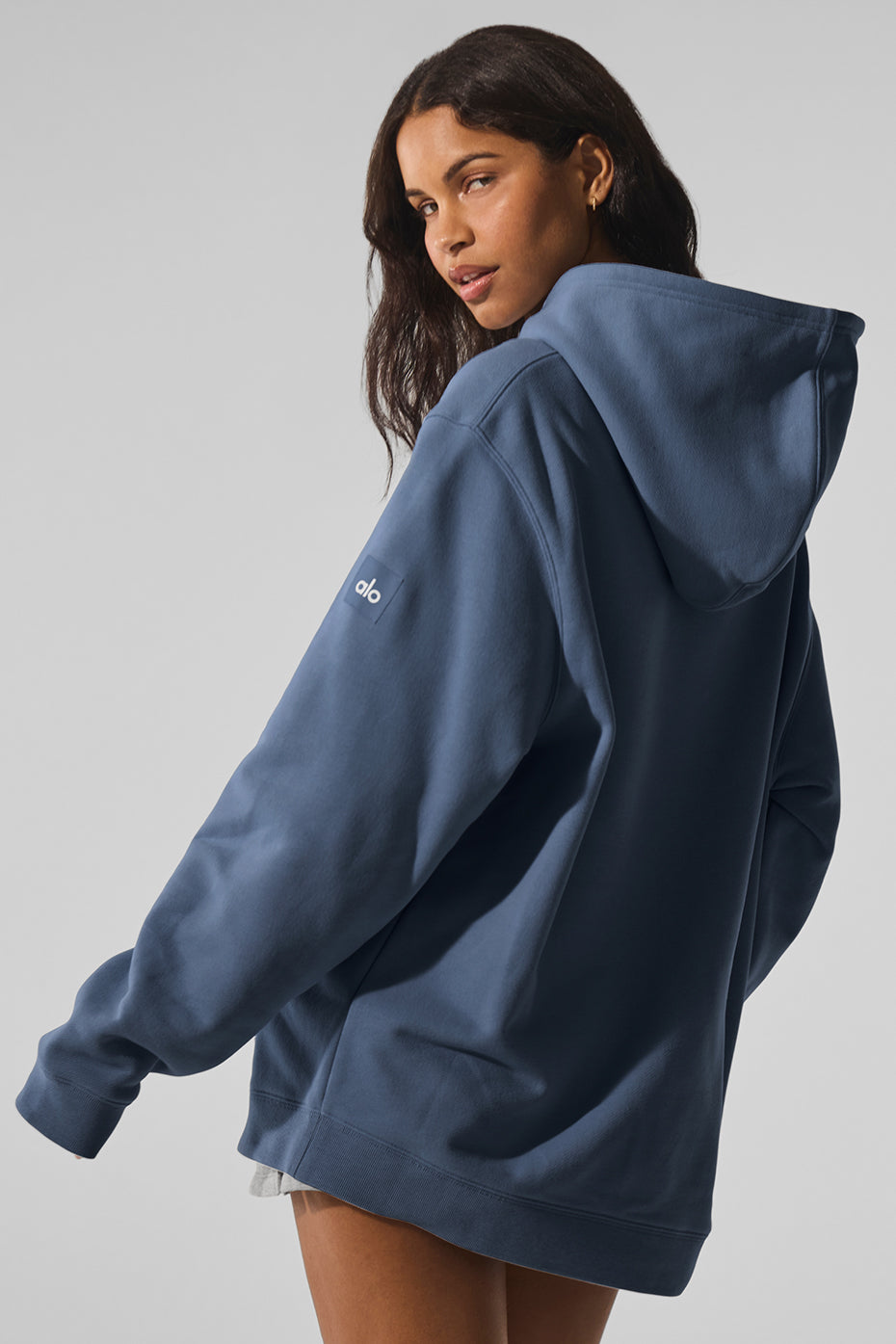 Renown Heavy Weight Hoodie - Bluestone image 3