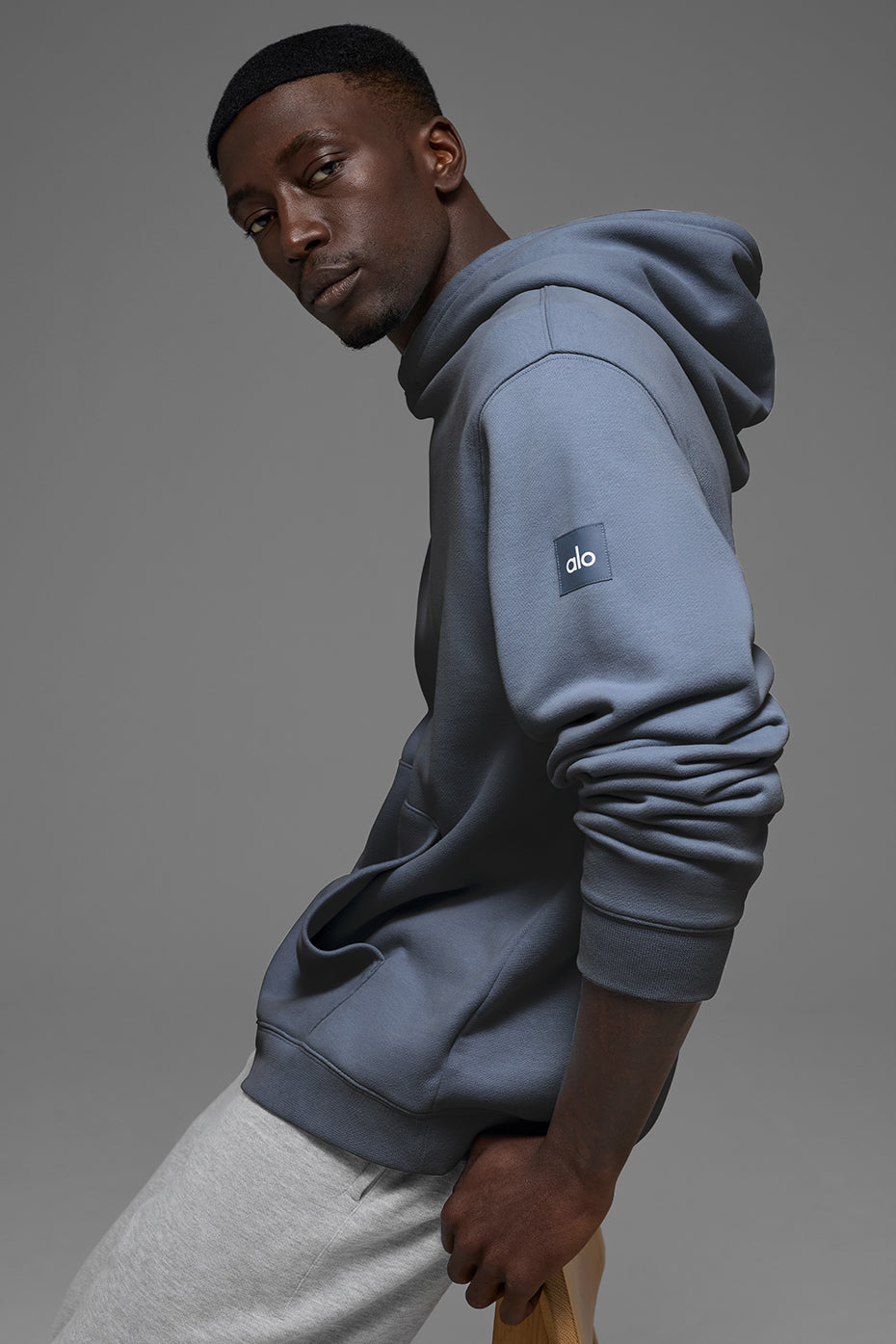 Renown Heavy Weight Hoodie - Bluestone image 4