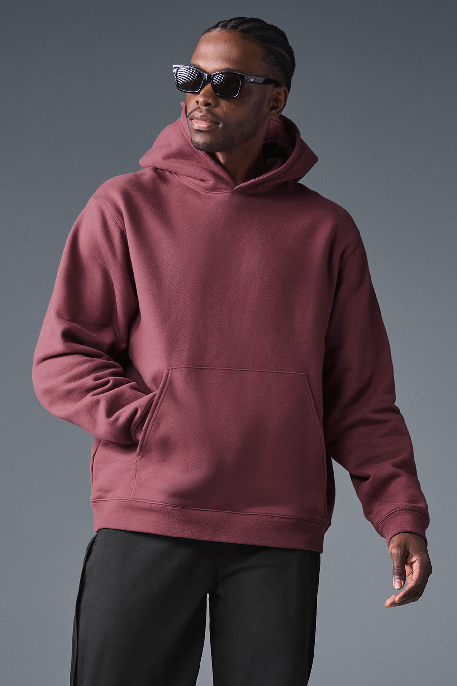 Renown Heavy Weight Hoodie - Burgundy Truffle image 1