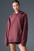 Renown Heavy Weight Hoodie - Burgundy Truffle image 1