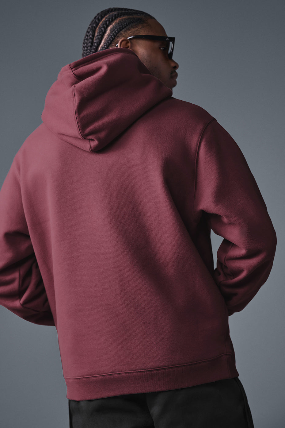Renown Heavy Weight Hoodie - Burgundy Truffle image 2