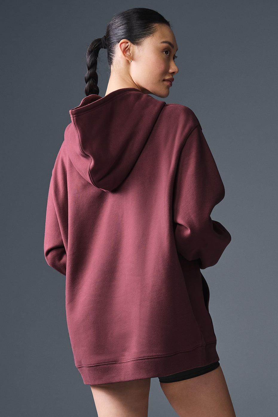 Renown Heavy Weight Hoodie - Burgundy Truffle image 2