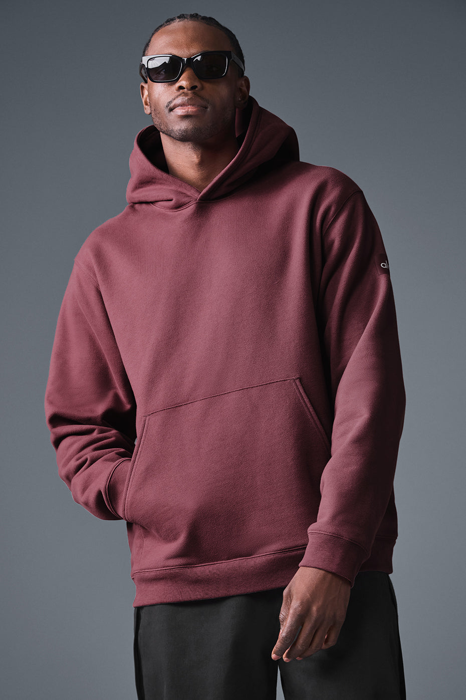 Renown Heavy Weight Hoodie - Burgundy Truffle image 3