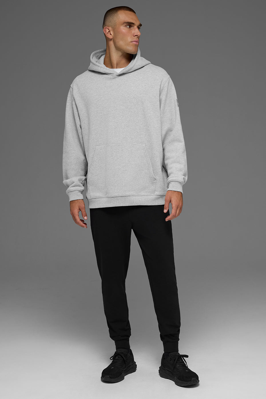 Renown Heavy Weight Hoodie - Athletic Heather Grey image 6