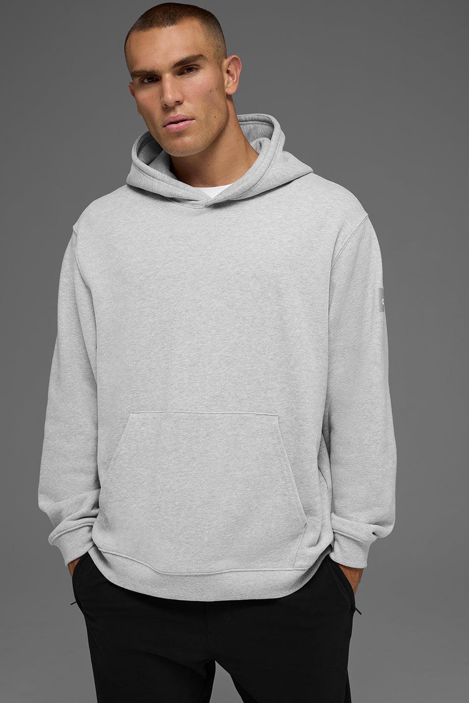 Renown Heavy Weight Hoodie - Athletic Heather Grey image 3