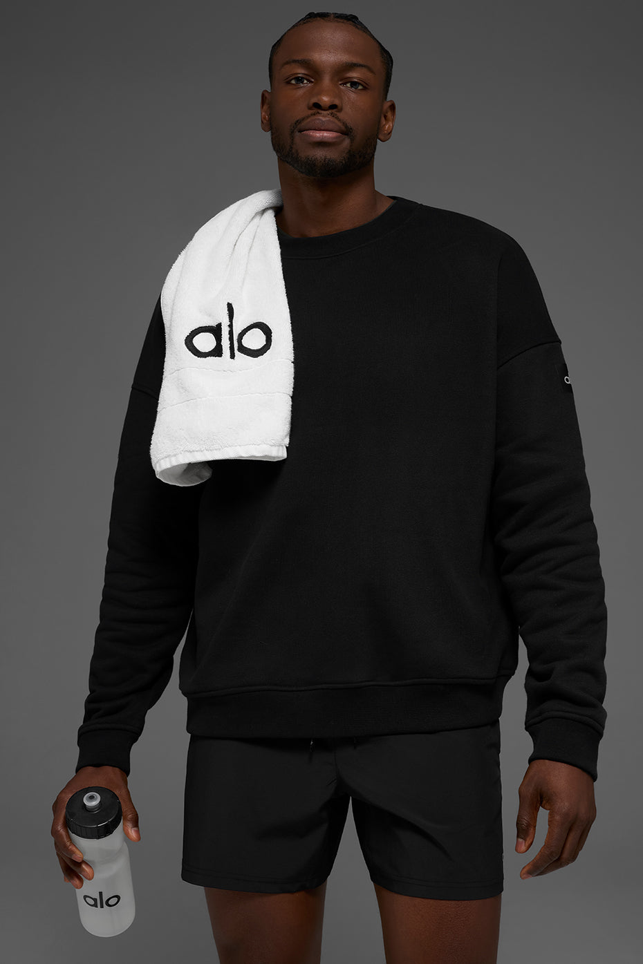 Renown Heavy Weight Crew Neck Pullover - Black image 1