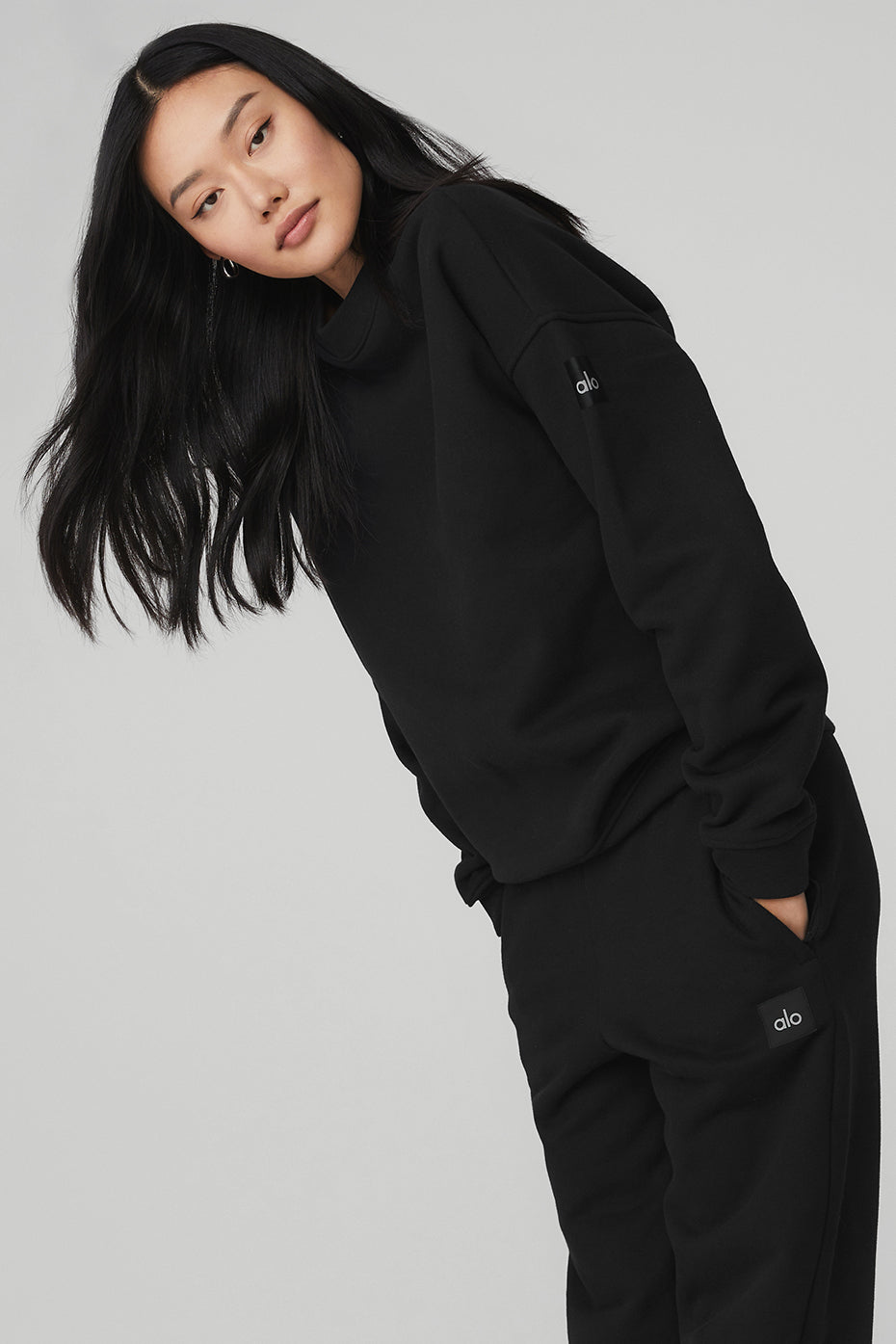 Renown Heavy Weight Crew Neck Pullover - Black image 3