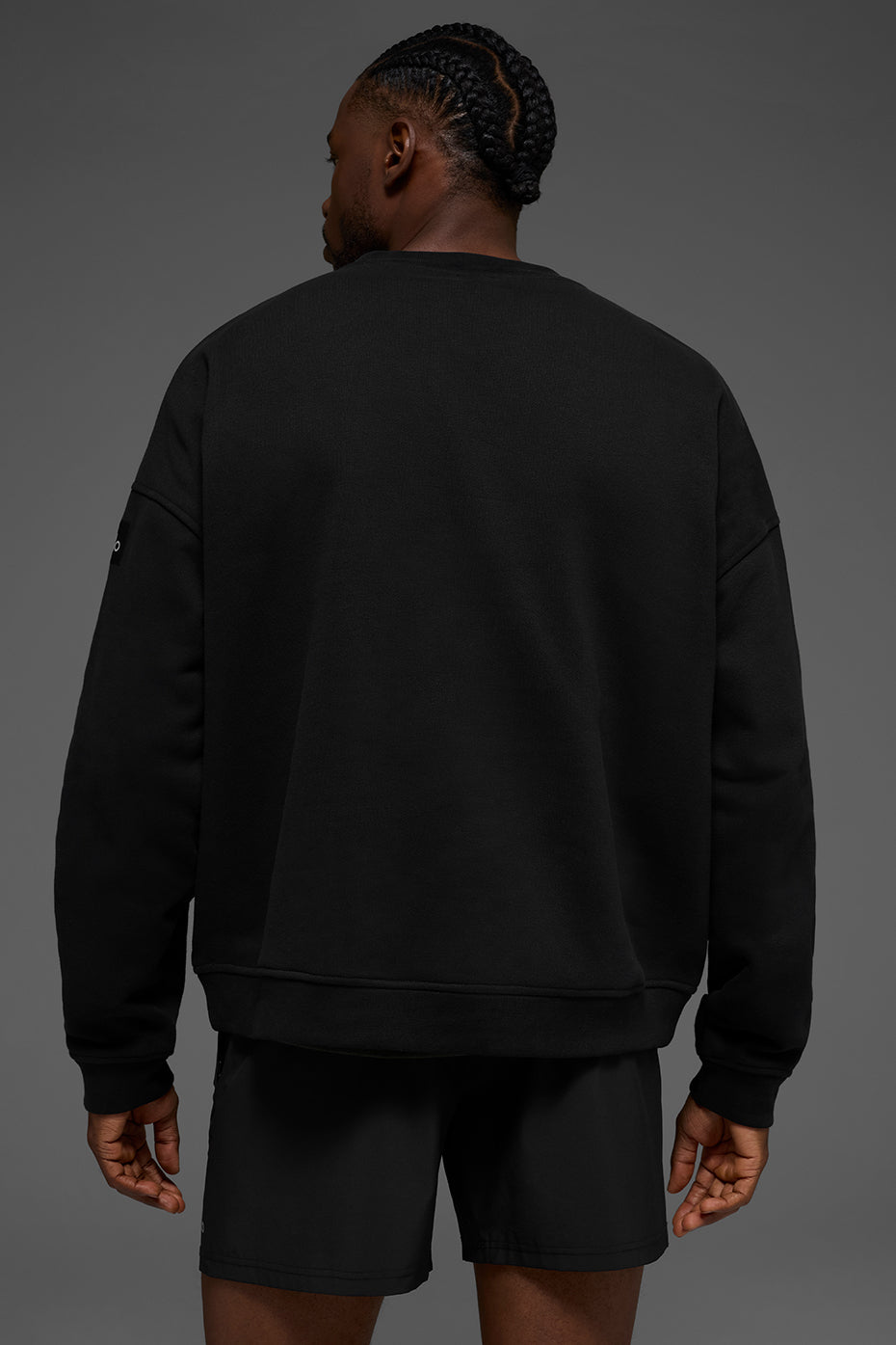Renown Heavy Weight Crew Neck Pullover - Black image 3