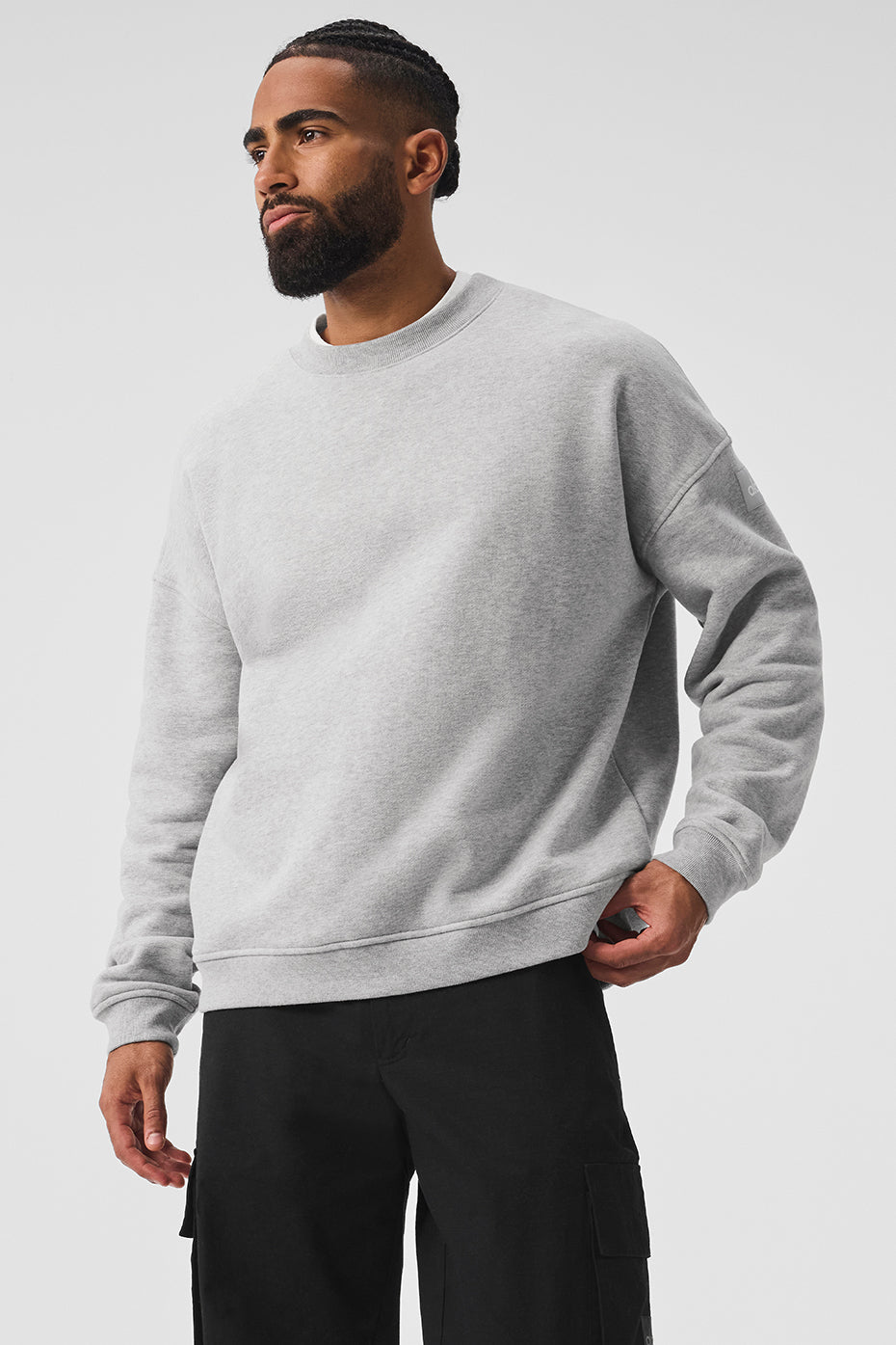 Renown Heavy Weight Crew Neck Pullover - Athletic Heather Grey image 1