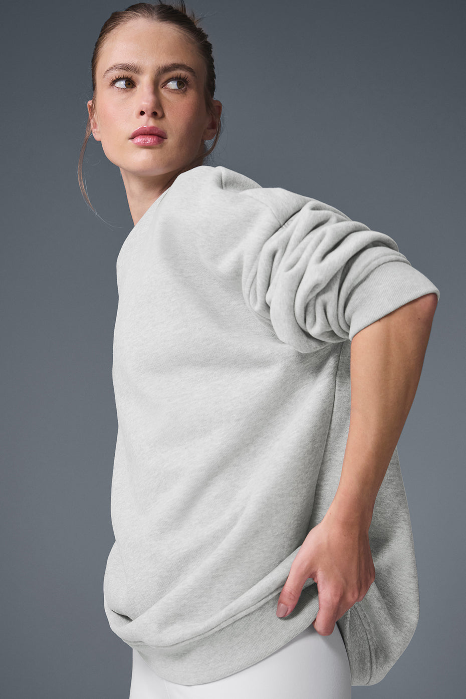 Renown Heavy Weight Crew Neck Pullover - Athletic Heather Grey image 3