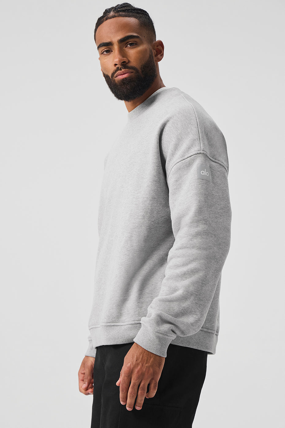 Renown Heavy Weight Crew Neck Pullover - Athletic Heather Grey image 3