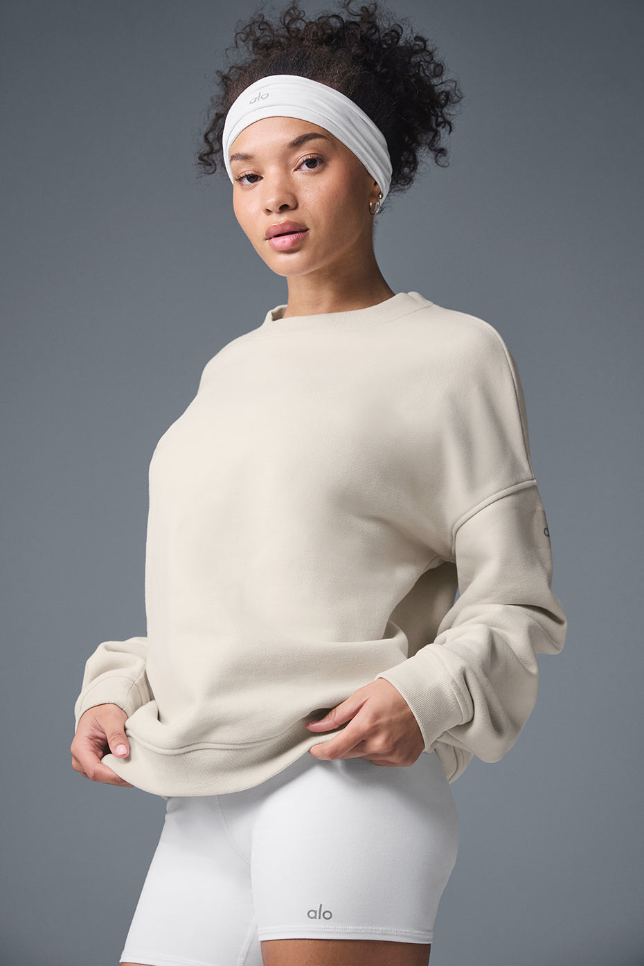 Renown Heavy Weight Crew Neck Pullover - Bone image 1