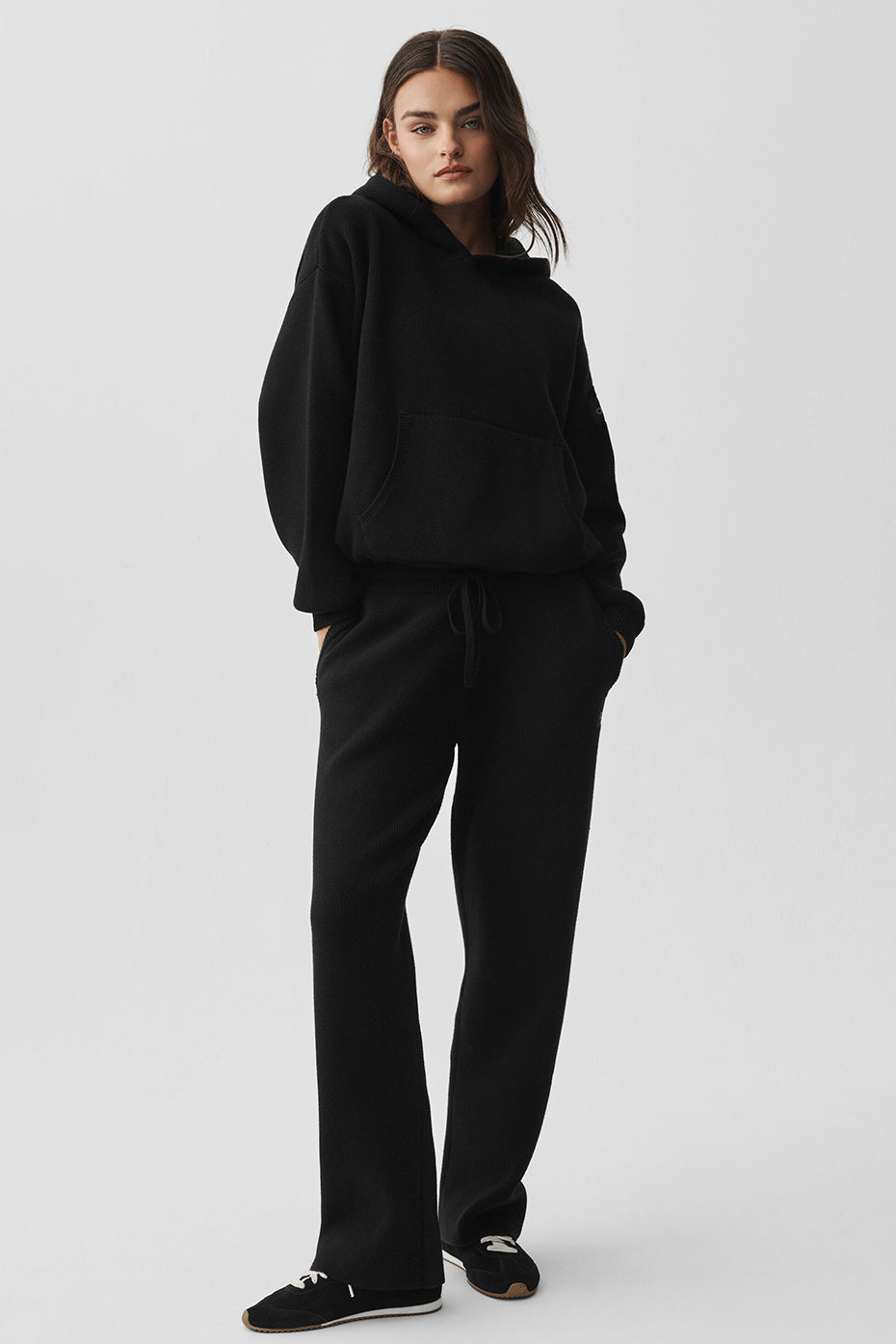 Scholar Hooded Sweater - Black image 5