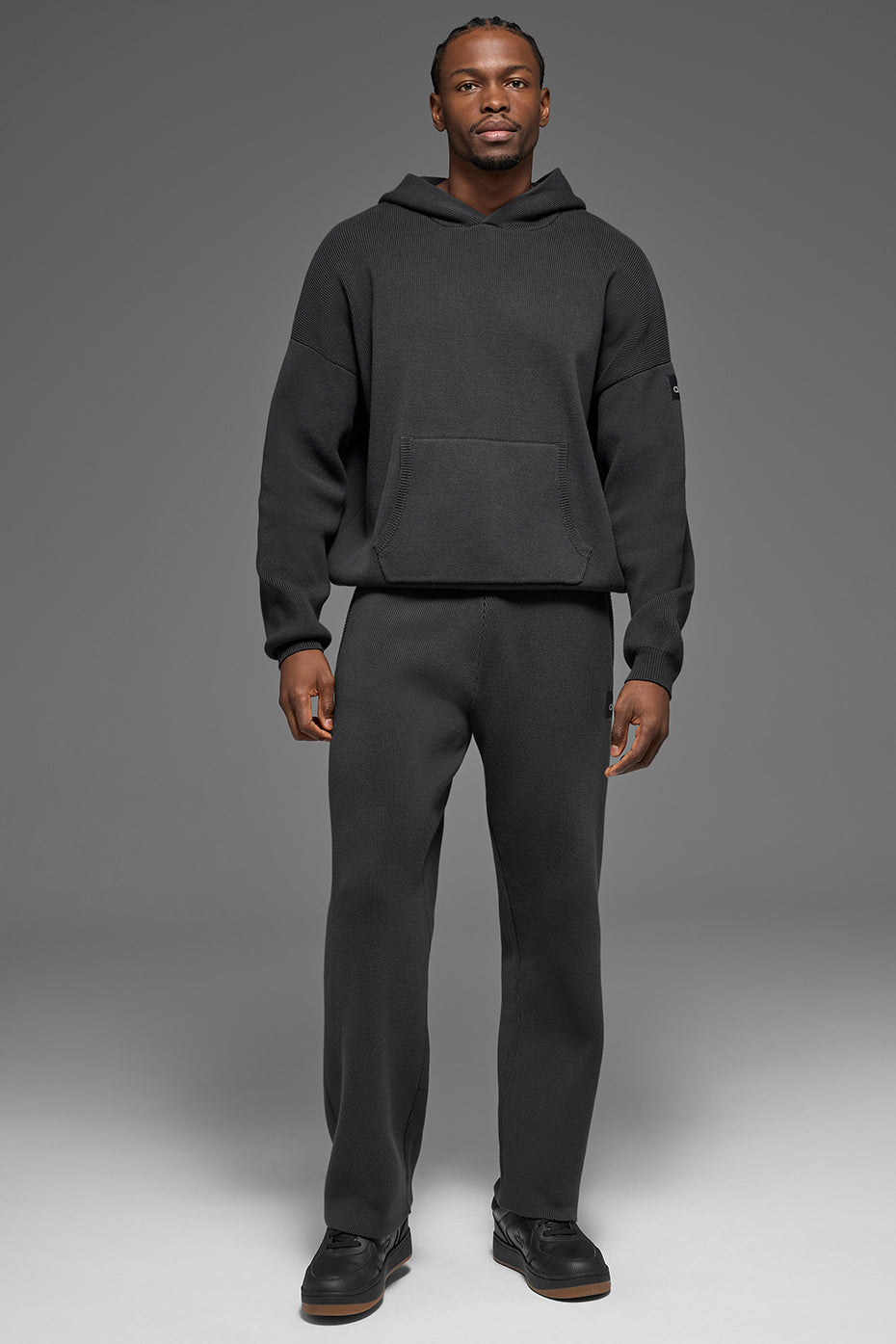 Scholar Hooded Sweater - Anthracite image 6
