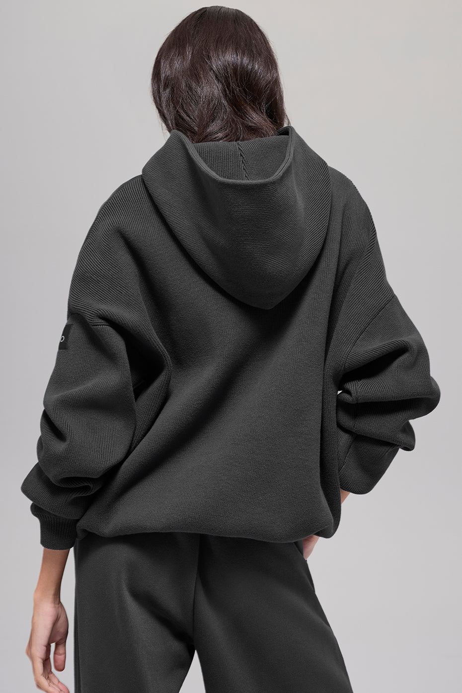 Scholar Hooded Sweater - Anthracite image 3