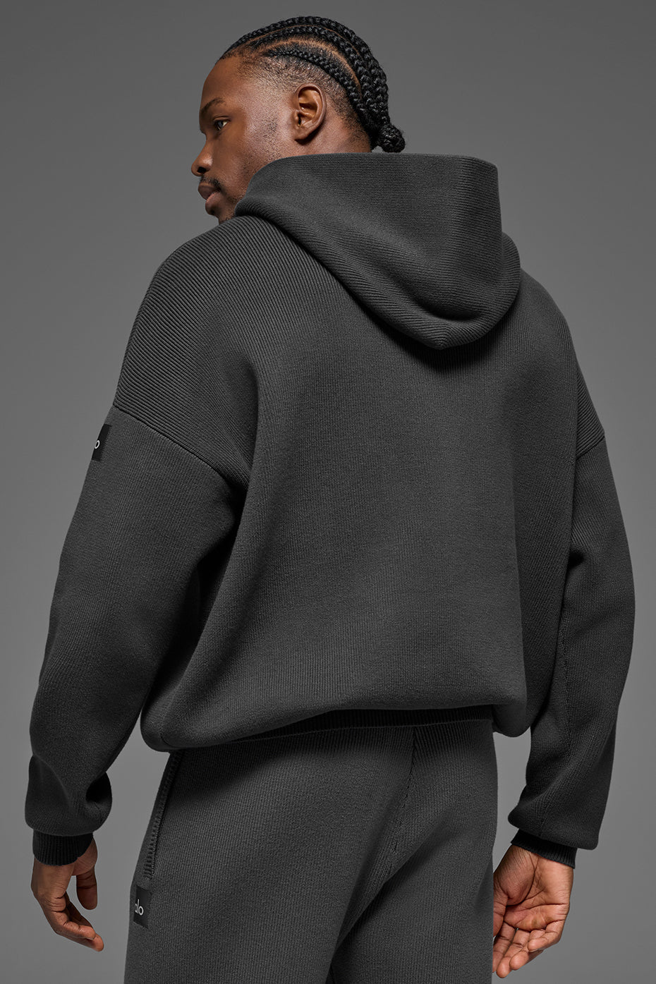Scholar Hooded Sweater - Anthracite image 3