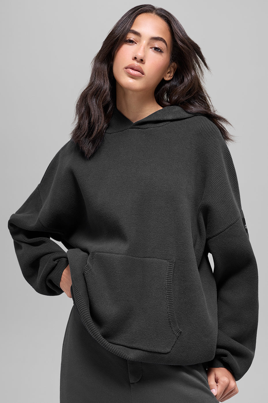 Scholar Hooded Sweater - Anthracite image 1
