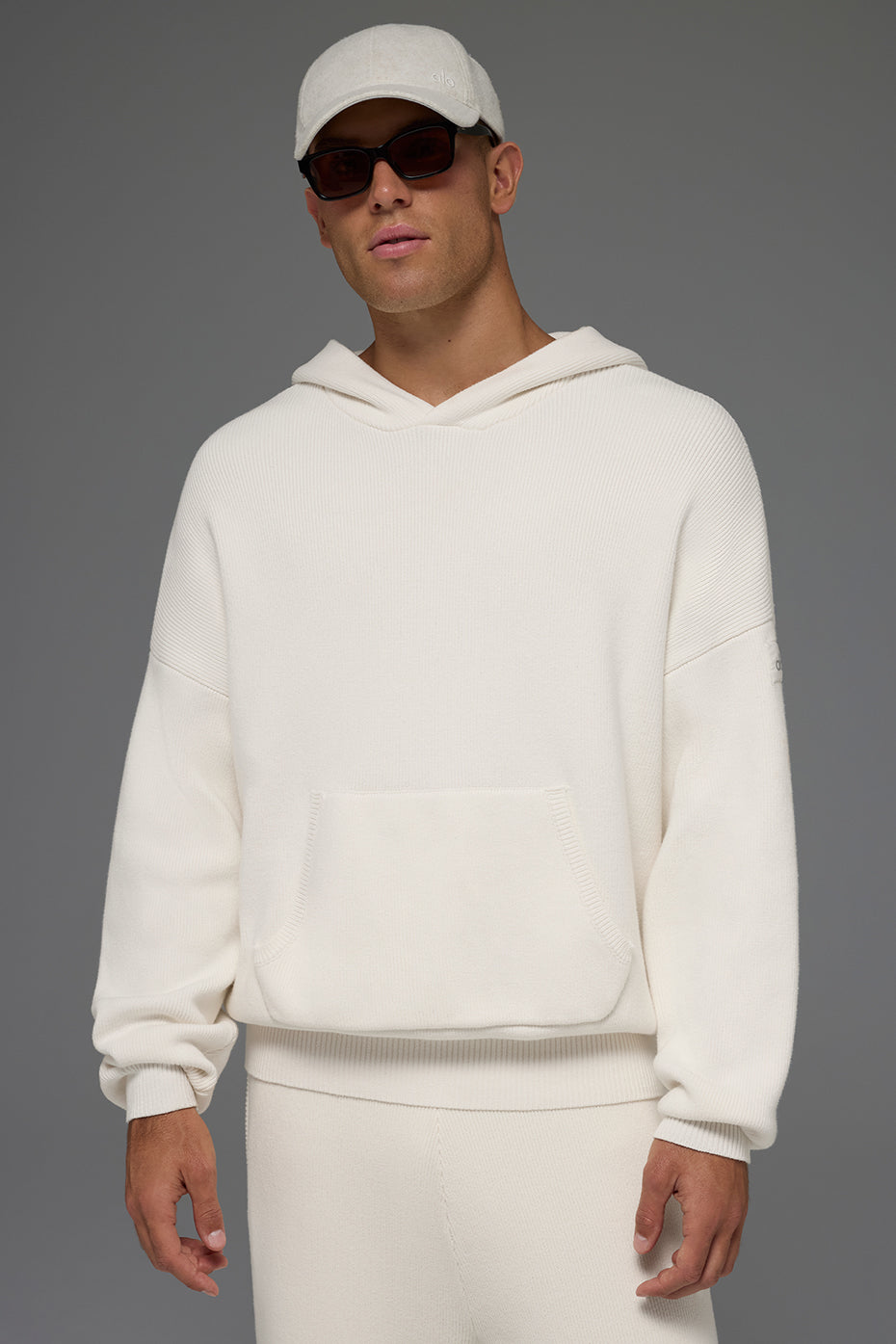 Scholar Hooded Sweater - Ivory image 1